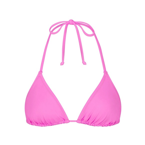 SKIMS Other - SKIMS Signature Swim Recycled Triangle Bikini Top Neon Orchid 4X Pink Swim Top